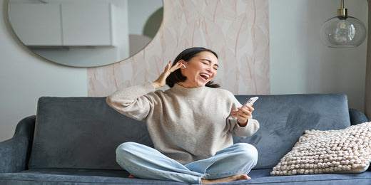 Relax in a room cleaned with a purifier